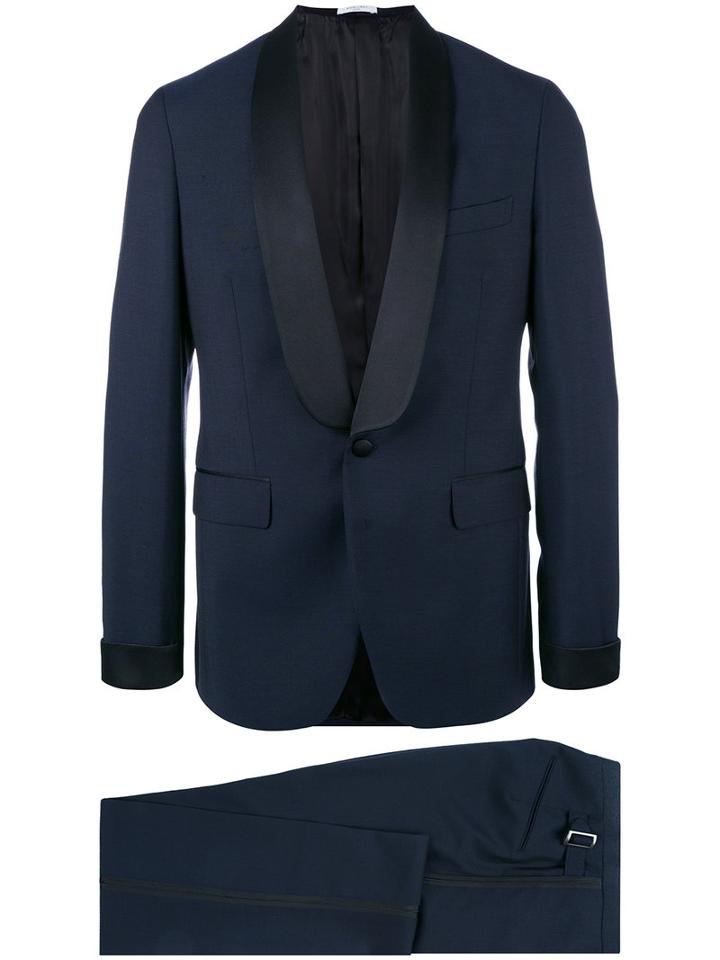 Boglioli Dinner Two-piece Suit, Men's, Size: 50, Blue, Mohair/virgin Wool/cupro/acetate