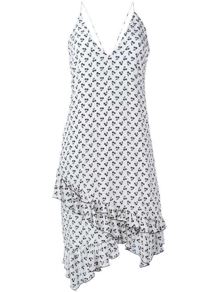 Altuzarra - Cherry Print Dress - Women - Silk/polyester - 36, White, Silk/polyester