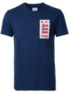 Kent & Curwen Patch Detail T-shirt, Men's, Size: Small, Blue, Cotton