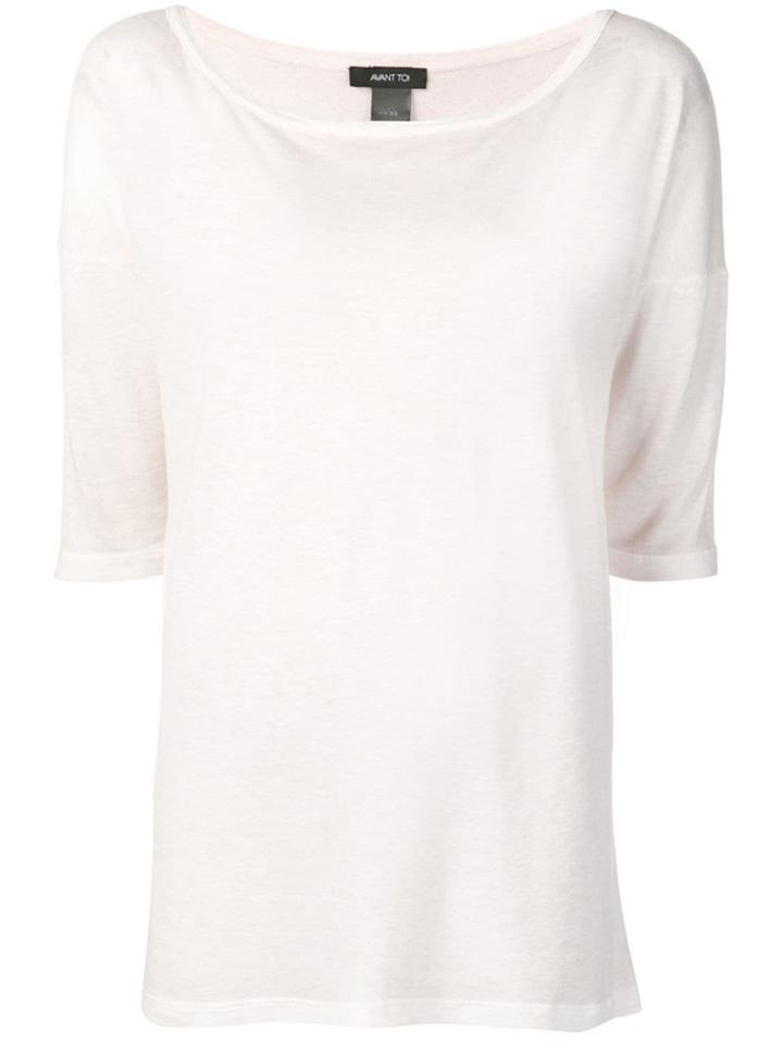 Avant Toi 3/4 Sleeve Top - Pink