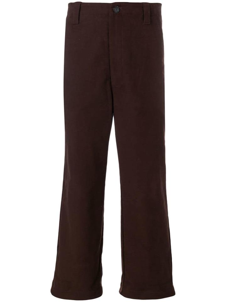 Acne Studios Loose Fit Casual Trousers - Brown