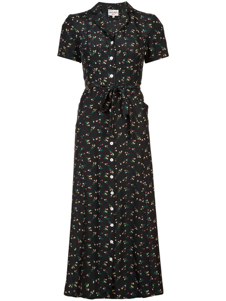 Harley Viera Newton Maria Button Pyjama Dress - Black