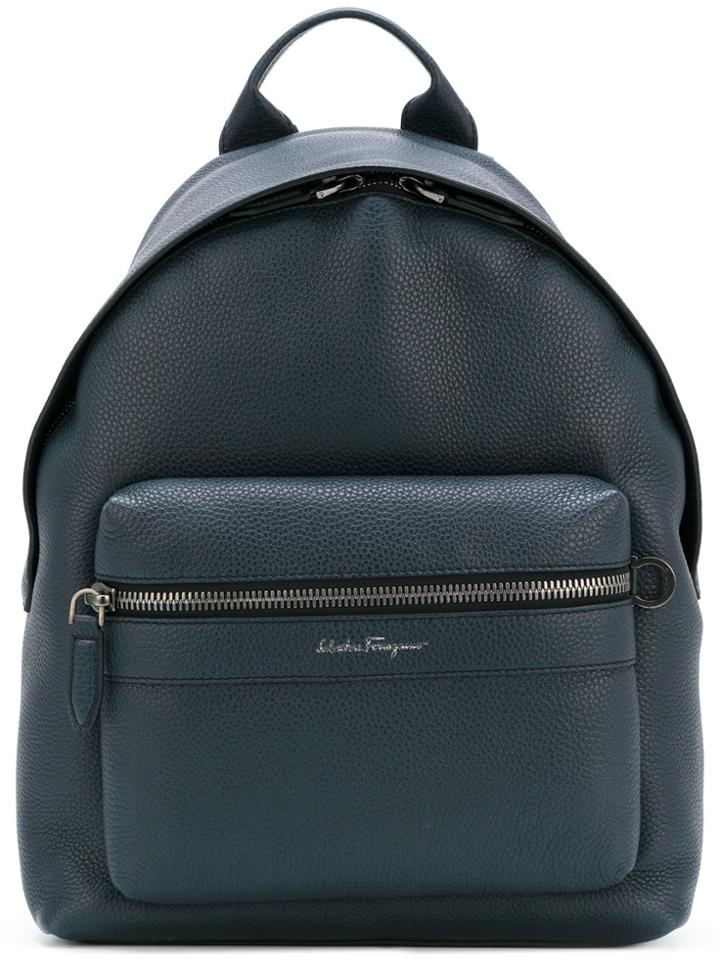 Salvatore Ferragamo Classic Backpack - Blue