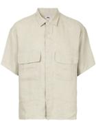 H Beauty & Youth Short-sleeve Fitted Shirt - Nude & Neutrals