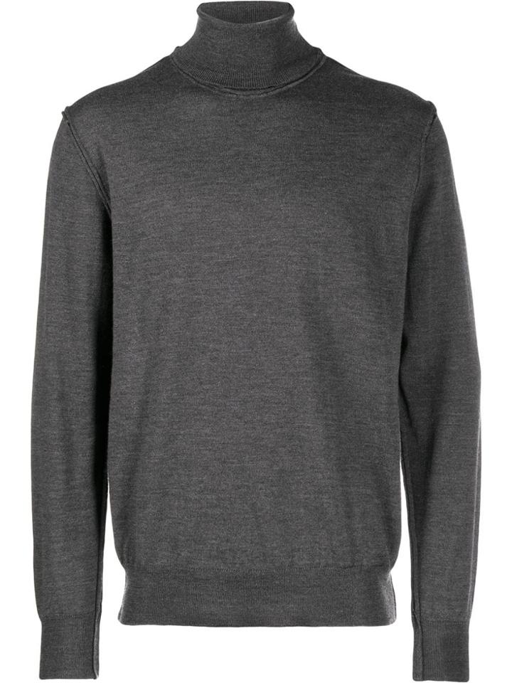Roberto Collina Rollneck Knit Sweater - Grey
