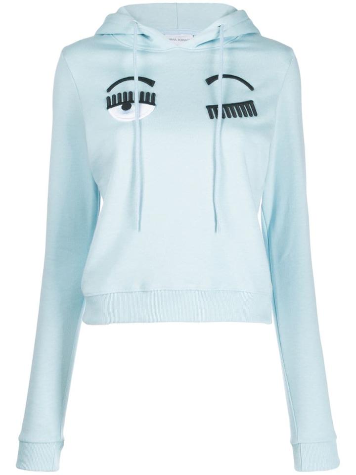 Chiara Ferragni Flirting Eyes Sweatshirt - Blue