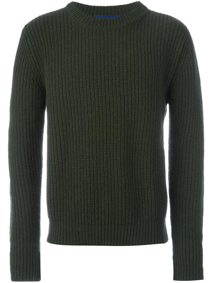 Études Ribbed Crew Neck Jumper