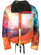 Kru Reversible Down Puffer Jacket - Multicolour