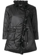Twin-set Cropped Sleeves Puffer Jacket, Women's, Size: 40, Black, Polyamide/polyester