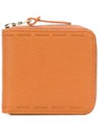Visvim Zipped Bi-fold Wallet - Orange