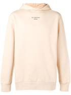Drôle De Monsieur Slogan Long-sleeve Hoodie - Neutrals
