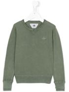 Macchia J Kids - Star Patch Sweatshirt - Kids - Cotton - 2 Yrs, Green