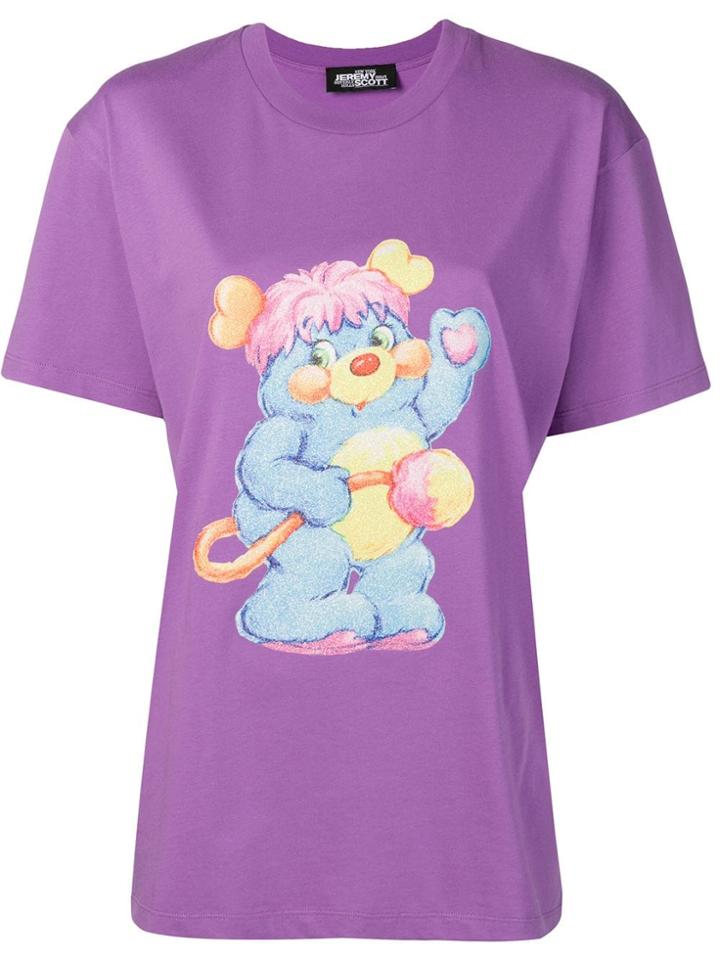Jeremy Scott Printed T-shirt - Pink & Purple