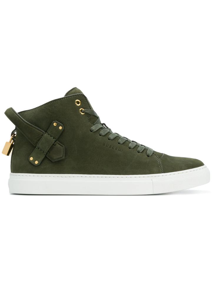 Buscemi Mid-top Sneakers - Green