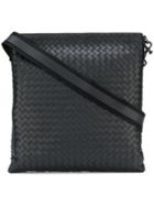 Bottega Veneta Intrecciato Shoulder Bag - Black