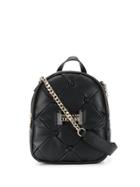 Versace Jeans Couture Quilted Small Backpack - Black