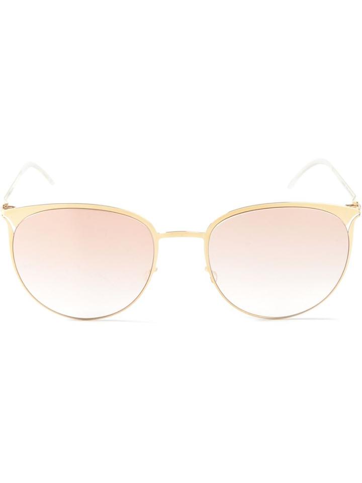 Mykita 'linnea' Sunglasses, Adult Unisex, Grey, Stainless Steel