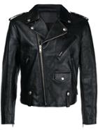 Givenchy Printed Back Biker Jacket - Black