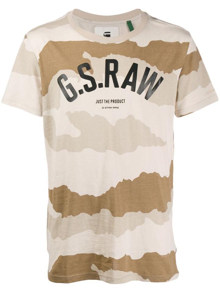 G-star Raw Research Camouflage Print T-shirt - Neutrals