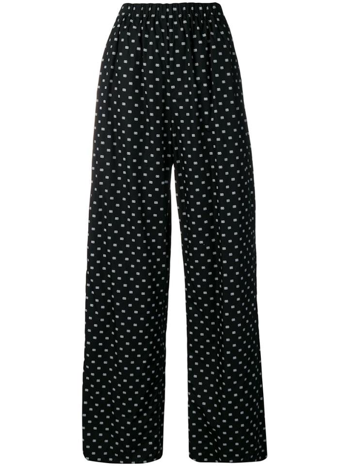Balenciaga Bb Logo Pants - Black