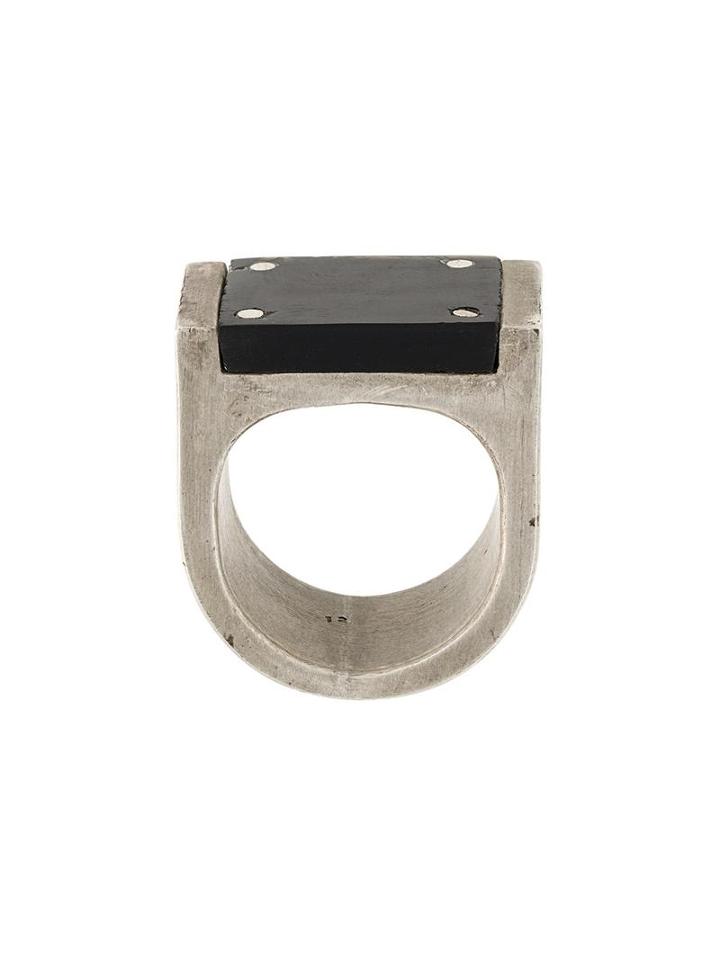 Parts Of Four Plate Ring, Adult Unisex, Size: 11, Metallic