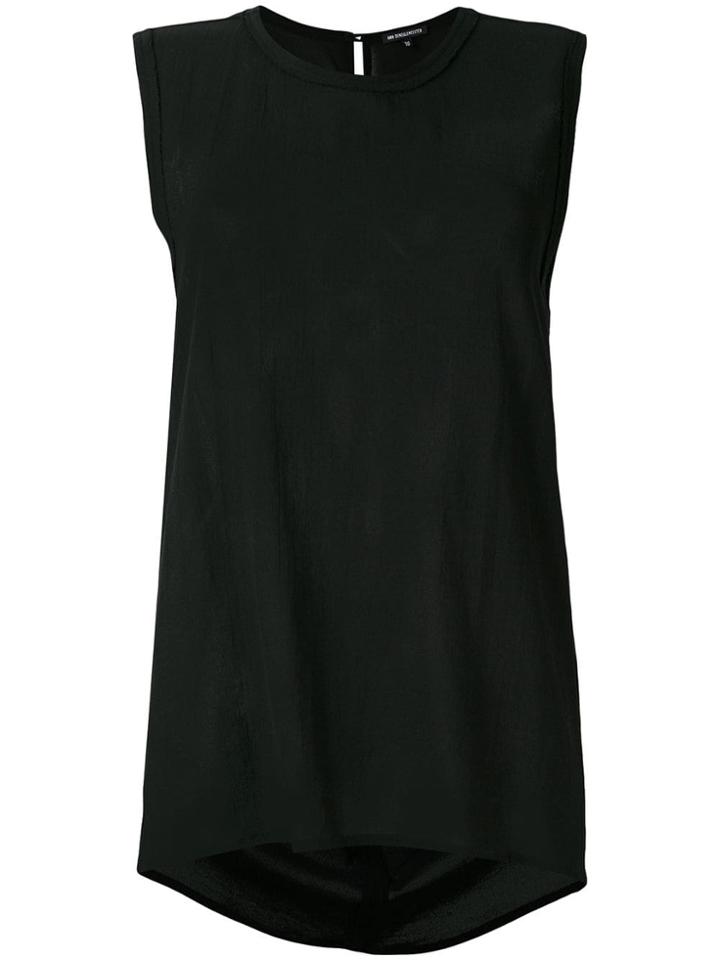 Ann Demeulemeester Draped Back Vest - Black