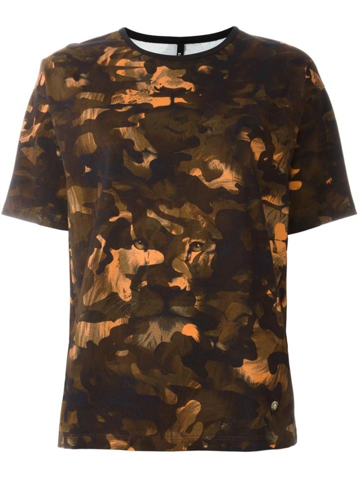 Versus Camouflage Print T-shirt