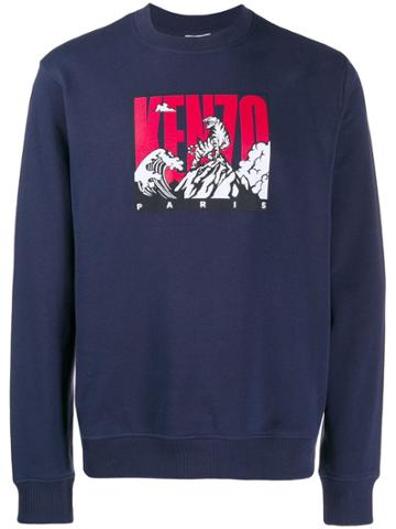 Kenzo Waves Sweatshirt - Blue