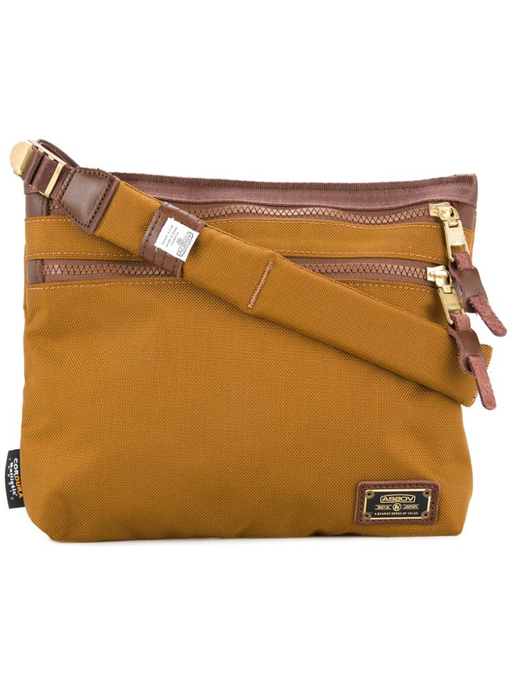 As2ov Exclusive Ballistic Shoulder Bag - Brown