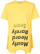 Mostly Heard Rarely Seen Should Be Higher T-shirt - Yellow