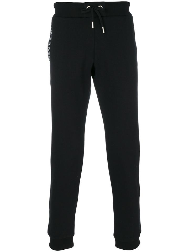 Versace Jeans - Logo Sweatpants - Men - Cotton - M, Black, Cotton