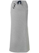 Facetasm Drawstring Jersey Skirt - Grey