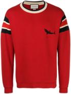 Gucci Shark Print Sweatshirt - Red