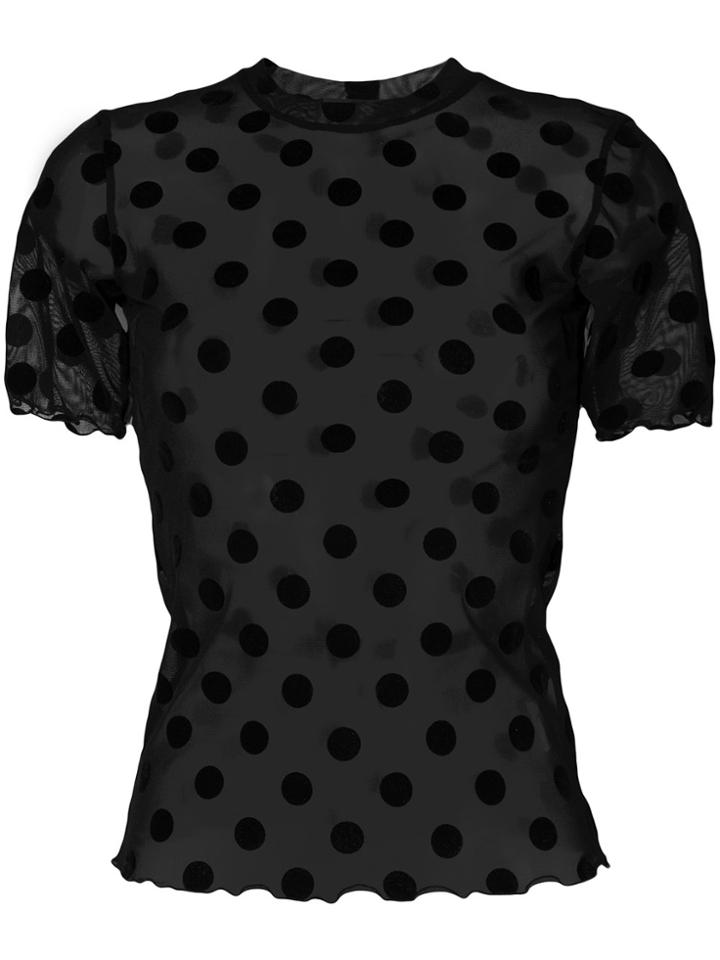 G.v.g.v. Polka Dot Top - Black