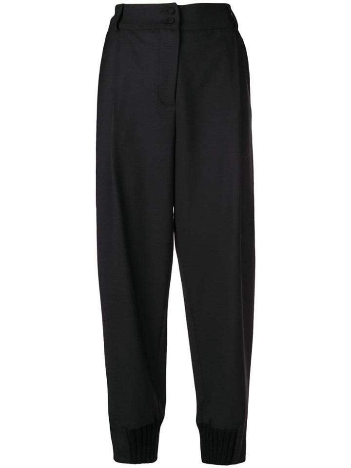 Pierantoniogaspari Baggy Fit Tailored Trousers - Black