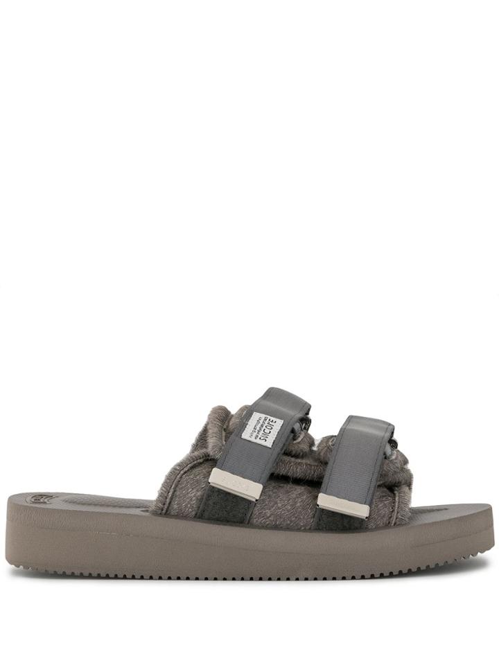 Suicoke Moto Vhl Molded Sandals - Grey