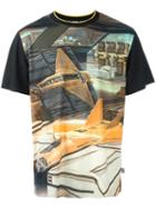 Opening Ceremony Opening Ceremony X Syd Mead 'jet Fighter' T-shirt, Men's, Size: Xs, Black, Polyester/cotton