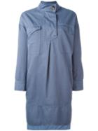 Isabel Marant Étoile Omeo Shirt Dress, Women's, Size: 40, Blue, Cotton