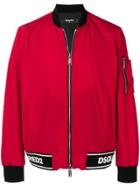 Dsquared2 Logo Band Bomber Jacket