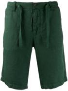 Mc2 Saint Barth Belted Deck Shorts - Green