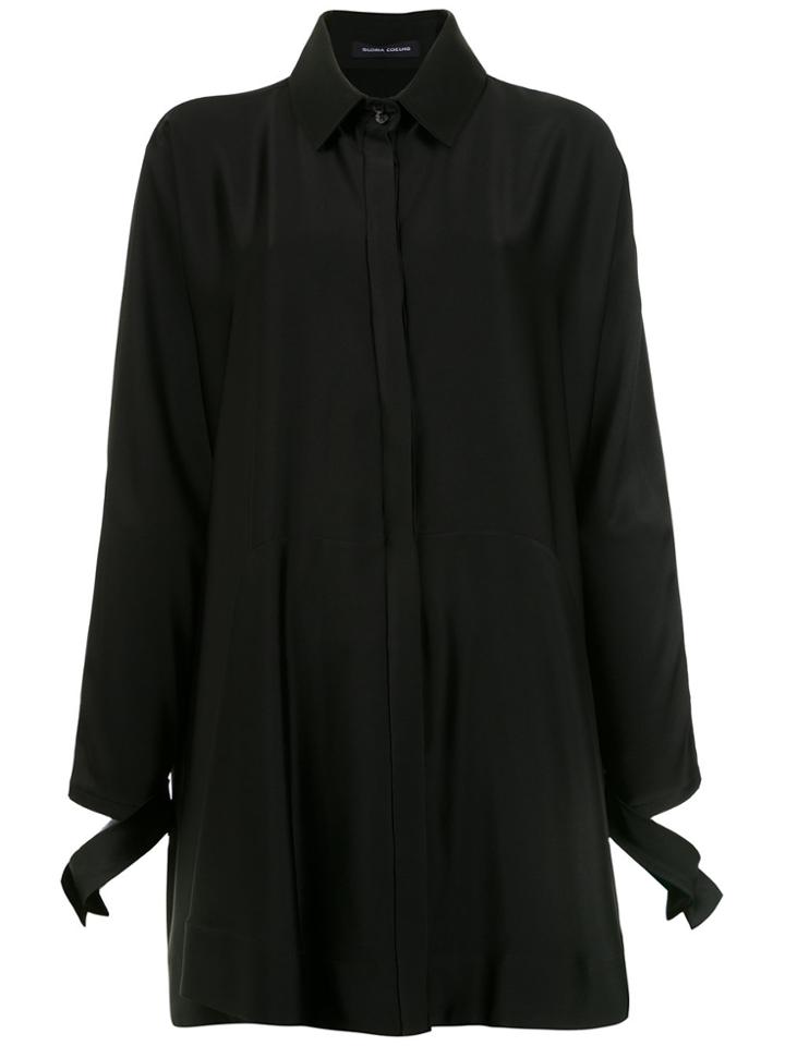 Gloria Coelho Cut Out Detail Shirt - Black