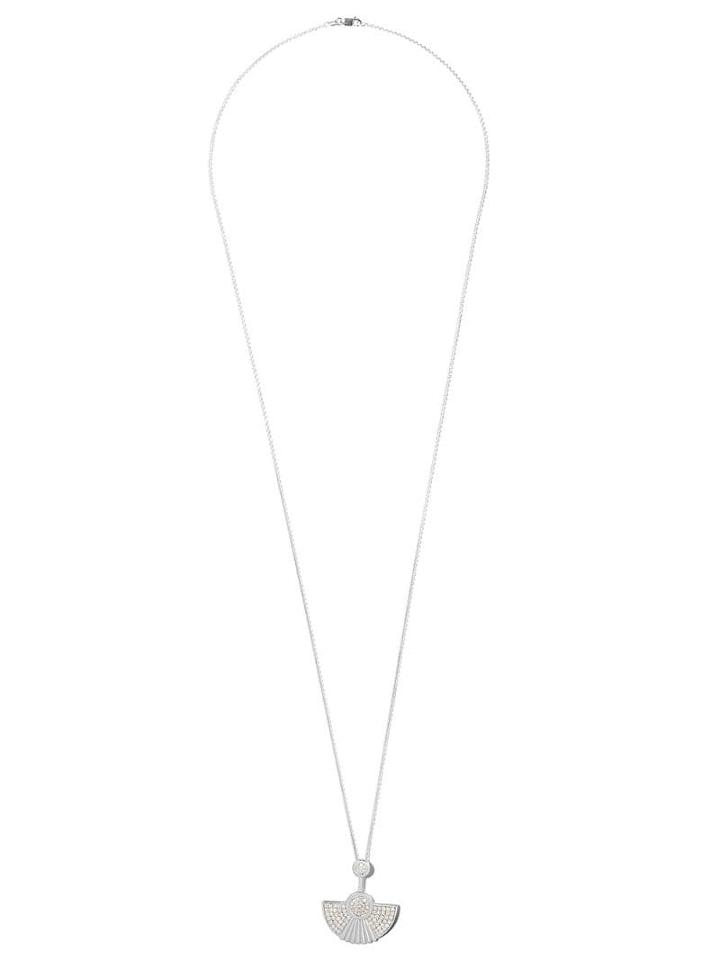 Fairfax & Roberts 18kt White Gold Cleopatra Diamond Pendant Necklace -