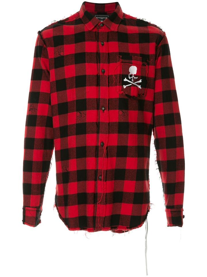 Mastermind World Checked Shirt - Red