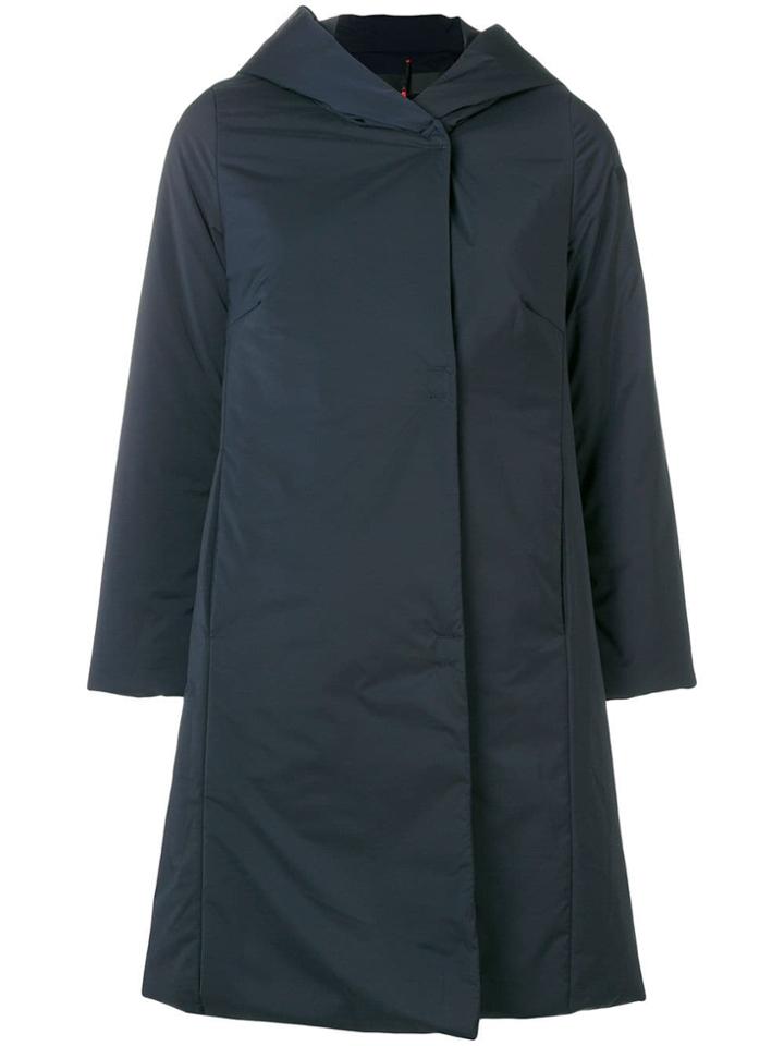 Rrd Hooded Parka Coat - Blue