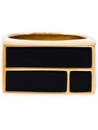 Aurelie Bidermann 18kt Gold Plated 'bianca' Ring, Women's, Size: 50, Metallic