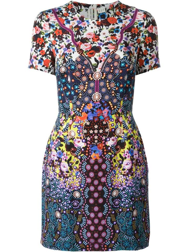 Mary Katrantzou 'tildar' Dress, Women's, Size: 12, Silk