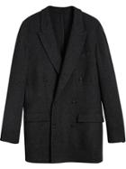Burberry Prince Of Wales Double-breasted Jacket - Grey