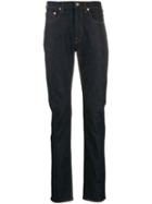 Ps Paul Smith High-waist Fitted Jeans - Blue