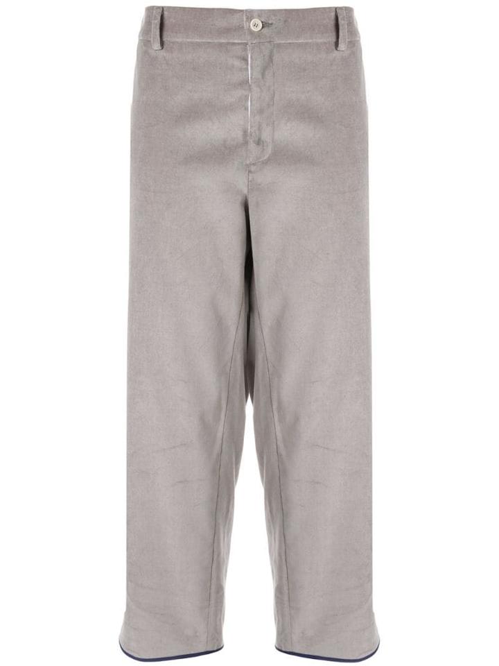 Jejia Claire Velvet Trousers - Grey
