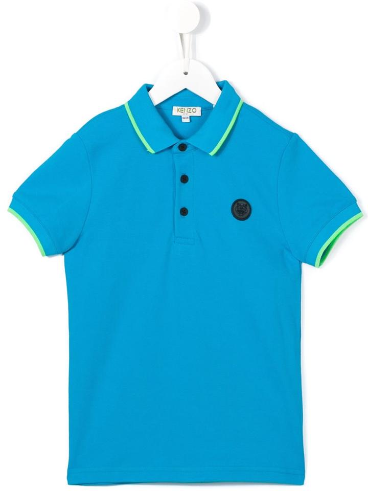 Kenzo Kids Classic Polo Shirt, Girl's, Size: 10 Yrs, Blue
